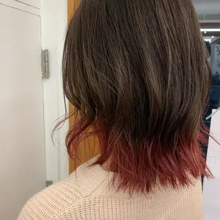 ミディアム 艶髪color💎髪 質改善ストレート大吉のヘアスタイル