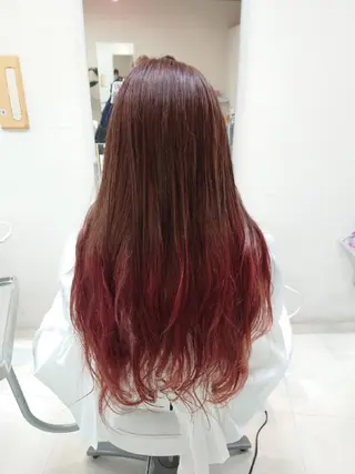 ロング nagane sayakaのヘアスタイル