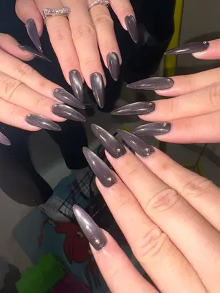 ネイル 33nail✴️栄 スミレ❇️Gel-xのネイルデザイン