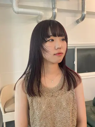 ロング カラー Terve.竹内 視咲のヘアスタイル