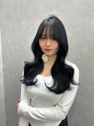 ロング カラー 🍒ブリーチなしカラ ー／Sakura🍒のヘアスタイル