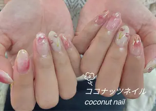 ネイル 神田 ココナッツのネイルデザイン