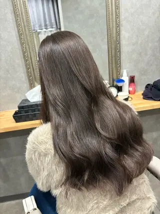 ロング カラー FUJINO RYOのヘアスタイル