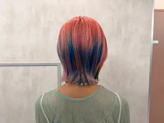 ミディアム ハイライト/ ブリーチ😈小倉😈のヘアスタイル