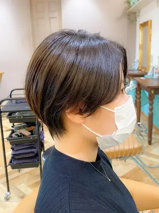 ショート 🇰🇷韓国レイヤー 錦糸町【北山謙三】のヘアスタイル