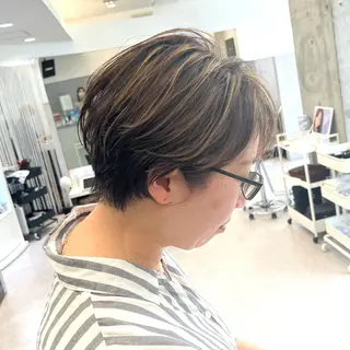 ショート カラー SALOWIN神戸三宮所属・ショート・ボブ専門 Hiroのヘアスタイル