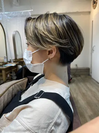 ショート カラー 巻ける縮毛矯正✨ 木下晴一朗✨のヘアスタイル