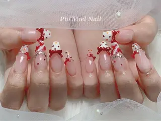 ネイル HANA 長さだしのネイルデザイン