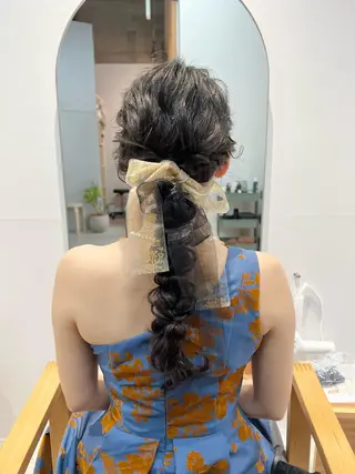 ロング ヘアアレンジ le'a所属・谷町/Le'a /竹原しおなのヘアスタイル