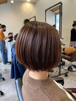 ショート カラー 🟢NEGi🟣 🫧髪質改善のヘアスタイル