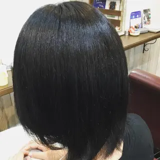 ミディアム パーマ embrace エンブレイスのヘアスタイル