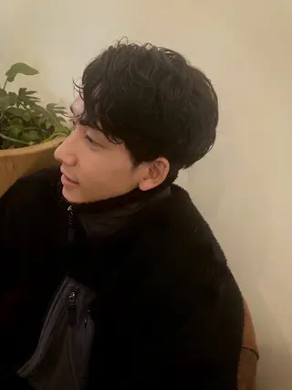 パーマ メンズ レイヤーカット ♥kanaのヘアスタイル