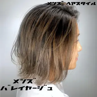 ミディアム カラー メンズ Steelo  渋谷所属・✴︎赤み除去カラー daichi✴︎のヘアスタイル