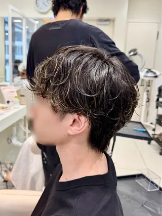 パーマ メンズ 【𝐀𝐬𝐡-池袋 】ひな 🎀💭のヘアスタイル