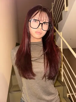 ロング 🍇透明感カラー/ カットひかる🍒のヘアスタイル