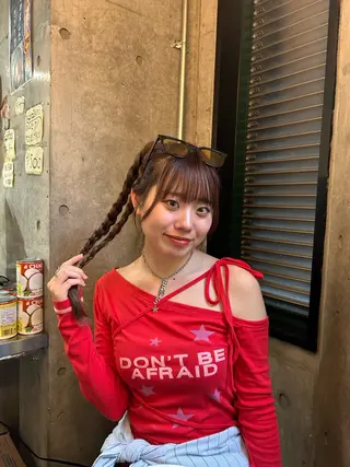 ロング レイヤー／マツエク 💋𝑨𝑵𝑵𝑨のヘアスタイル