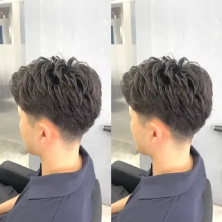 メンズ MEN'S/パーマ/ ハイトーン🎨英吉のヘアスタイル