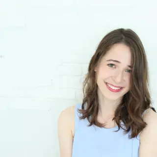 ミディアム カラー パーマ 松尾 ユウキのヘアスタイル