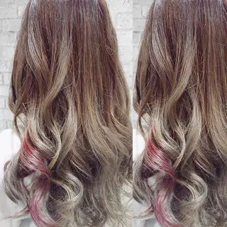 ロング カラー EARTH 越谷店のヘアスタイル