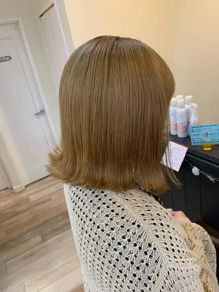 ミディアム カラー 艶髪レイヤー上田 紗也🇰🇷💗のヘアスタイル