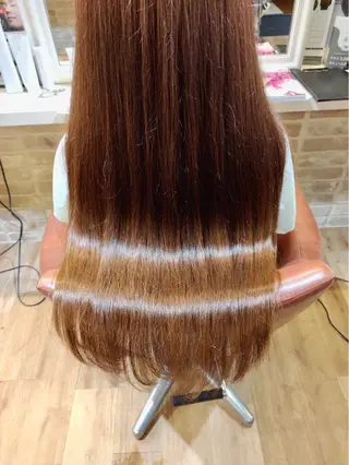 ロング マエダ マサシのヘアスタイル