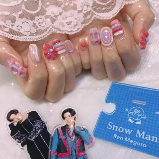 ネイル La neige* yuki 🥯🍑のネイルデザイン