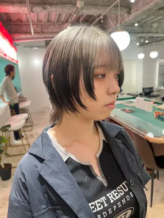 ミディアム 💥ウルフカット デザインあんな💥のヘアスタイル