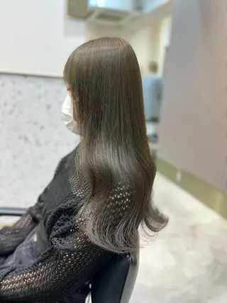 セミロング カラー ヘアアレンジ GO TODAY SHAiRE SALON 原宿verno店所属・完全💗マンツーマン marinのヘアスタイル