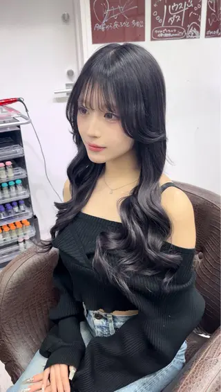 ロング M.O.D shibuya店所属・シールエクステ /まる🐺/渋谷のヘアスタイル