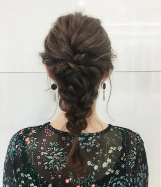 ヘアアレンジ nex the salon vlow所属・趙 英来のヘアスタイル