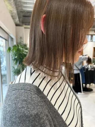 ミディアム カラー 🌷横浜/レイヤー /艶カラー🌷のヘアスタイル
