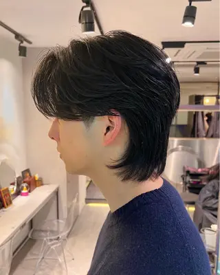 パーマ メンズ Qin shaire salon 原宿verno店所属・【センターパート】 ETO／江藤翼の眉毛・アイブロウイメージ