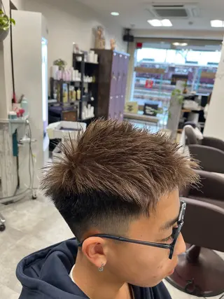 ショート カラー メンズ gracias所属・GRACIAS 本店 店長　植田のヘアスタイル