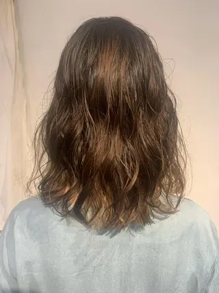 セミロング パーマ MOMOKA💫 YARD【学芸大学】のヘアスタイル