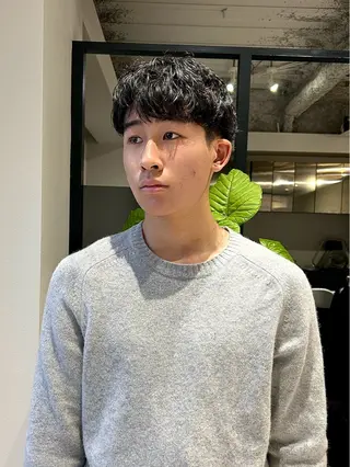 ショート メンズパーマ/メンズ カット/伊藤 げんのヘアスタイル