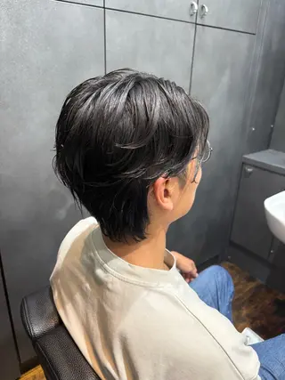 パーマ メンズ 秋山 拓未のヘアスタイル