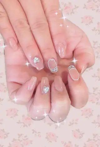 ネイル 艶/マグネット/網紅 /韓国/岩下りほのネイルデザイン