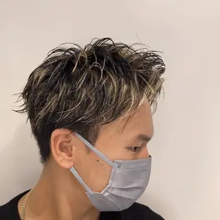 カラー メンズ メンズ縮毛矯正 ♠️店長下平隼人のヘアスタイル