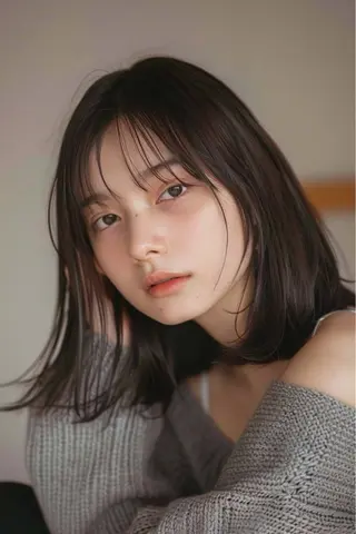 カラー La fith hair ray 札幌店所属・顔まわり/W カラー/リョウのヘアスタイル