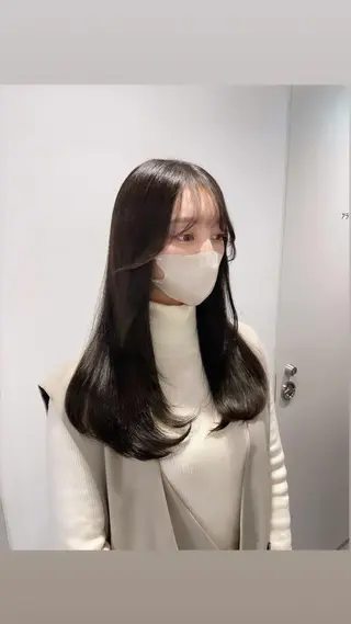 ロング 銀座／レイヤーカット 🤍内野すみれのヘアスタイル