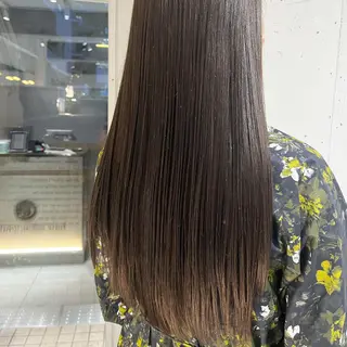 ロング カラー カジュアルを女っぽく 𝗮𝘆𝗮𝗰𝗼のヘアスタイル