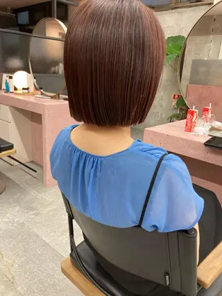 ミディアム カラー 小木曽智美 /ボブ/ショートのヘアスタイル