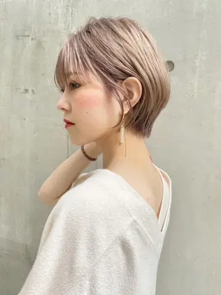 ショート 寺尾 綾乃のヘアスタイル