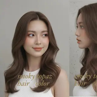 セミロング カラー M.SLASH 辻 孝志のヘアスタイル