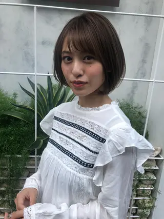 ショート カラー パーマ 💫期間限定価格💫 似合わせカット🧚のヘアスタイル