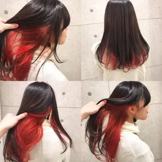 ロング カラー ヘアアレンジ BANK'S hair所属・💐ケラチン 髪質改善寺坂雄飛💐のヘアスタイル