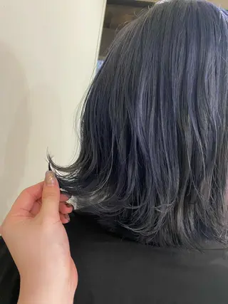 ミディアム カラー ヘアアレンジ ボブ /ニュアンス/ satomi🧸💖のヘアスタイル