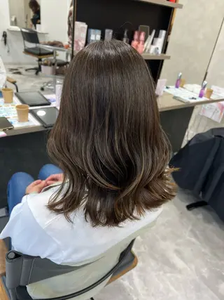 ミディアム 透明感/レイヤー💎 髪質改善/希美のヘアスタイル