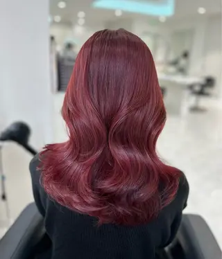 セミロング カラー ♡上品韓国髪♡ブラ ウン/SAYATOのヘアスタイル