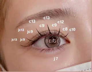 マツエク・マツパ BEIGE金山✨️ KANONのマツエク・マツパデザイン